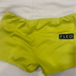 Neon yellow FLEO size medium shorts